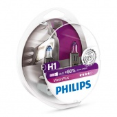 Галогенные лампы H1 Philips Vision Plus 12V 12258VPS2
