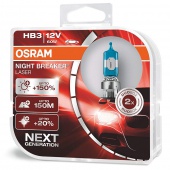 Галогенные лампы HB3 Osram Night Breaker Laser 9005NL-HCB
