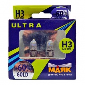Галогенные лампы H3 Маяк Ultra Gold 24V 70W +60%