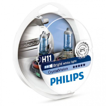 ���������� ����� H11 Philips Crystal Vision 12V 12362CVSM